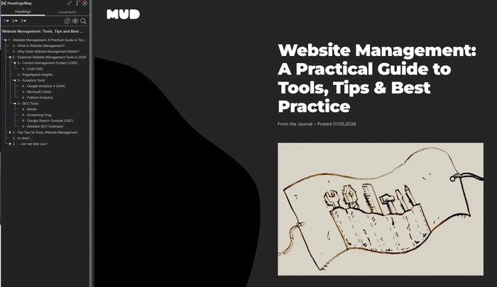 The mud site tested in HeadingsMap